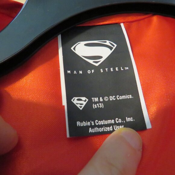 Rubie's Costume Man Of Steel Adult Superman Satin Cape DC COMICS - Picture 8 of 13